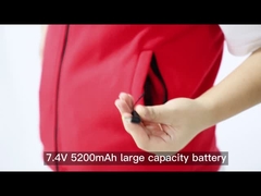 Inteligentna bateria USB 5V Elektryczna podgrzewana zimowa ciepła termiczna Mężczyźni Kobiety Kamizelka grzewcza Kamizelka