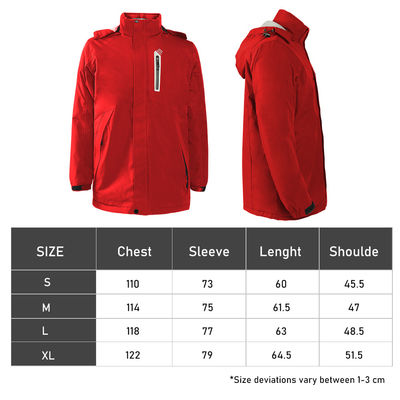 Niestandardowa Softshell Ogrzewane ubrania zimowe Elektryczny akumulator Ogrzewana kurtka myśliwska z 7,4V akumulatorem
