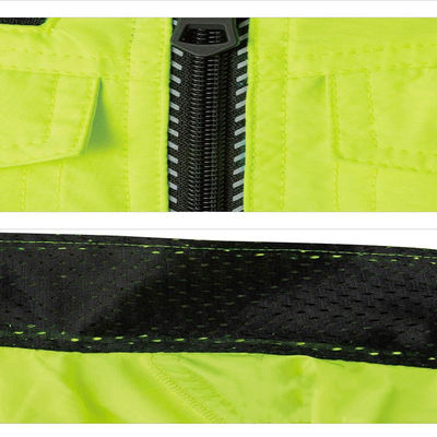 Fluorescencyjna odblaskowa kamizelka chłodząca z podwójnym wentylatorem Hi-Vis