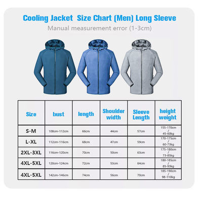 Dostosowana koszulka USB Aircon Jacket 12V z klimatyzacją