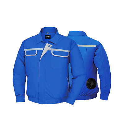 Lekki płaszcz klimatyzacyjny unisex, granatowy, dostosowany
