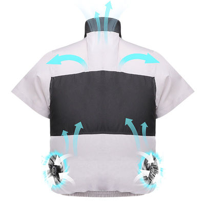 Zdejmowane wentylatory Aircon Shirt Klimatyzowany kombinezon roboczy OEM
