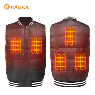 Kamizelka zasilana bateryjnie 50C 60C Unisex Thermal Electric USB podgrzewana kamizelka