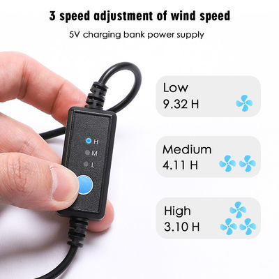 10050 mAh Klimatyzowany wentylator na ubrania 5 V Kamizelka chłodząca Bateria