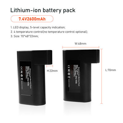 Akumulator 7,4 V 2S1P do podgrzewanych rękawiczek 2600 mah Akcesoria do odzieży elektrycznej