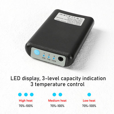 Szare 4000mAh akumulatorowe podgrzewane pończochy trzy temp. Podgrzewane skarpety kompresyjne Gears