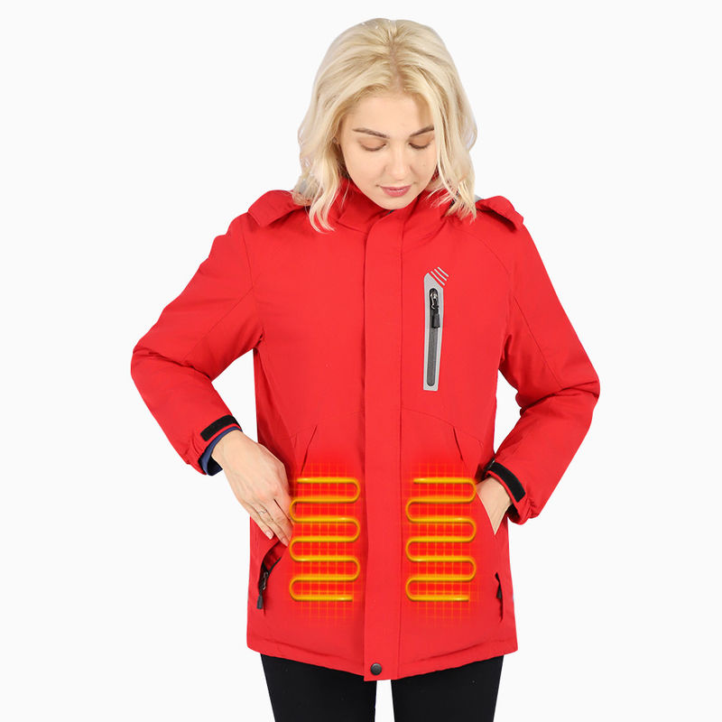 Niestandardowa Softshell Ogrzewane ubrania zimowe Elektryczny akumulator Ogrzewana kurtka myśliwska z 7,4V akumulatorem